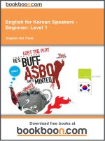 English for Korean Speakers - Beginner_ Level 1