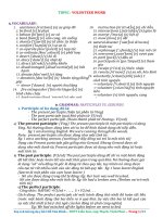 TOPIC  VOLUNTEER WORK