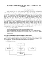 Kế toán quản trị chi phí tại công ty cổ phần dệt may Hòa Thọ