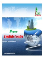 Bài giảng Tiếng Anh cho trẻ em_Bài 1