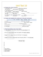 Grammar space 2 unit test 10 