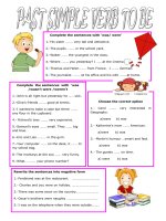 64703 past simple verb to be 