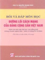 EBOOK hỏi và đáp môn học ĐƯỜNG lối CÁCH MẠNG của ĐCS VIỆT NAM   NXB CHÍNH TRỊ QUỐC GIA 