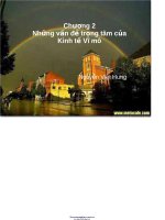 NHỮNG vấn đề TRỌNG tâm của KINH tế vĩ mô 