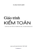 GIÁO TRÌNH KIỂM TOÁN   TS PHAN TRUNG KIÊN 