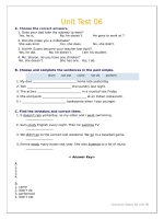 Grammar space 3 unit test 06 