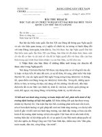 Bai thu hoach học tập Nghị quyết 12 - những điểm mới trong nghị quyết.