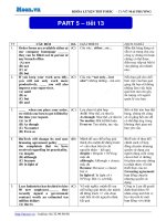 TOEIC PART 5  tiet 13