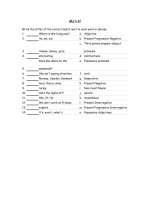 2433 parts of speech matching challenge 