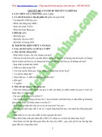 Đề cương ôn thi THPT quốc gia 2016 môn SINH học  (được tổng hợp chọn lọc và chi tiết)