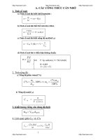 Tổng hợp kiến thức hóa học lớp 12 theo dạng