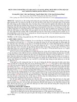 PHÂN TÍCH ẢNH HƯỞNG CỦA ĐỊA CHẤT AN GIANG, ĐỒNG THÁP ĐẾN CƯỜNG ĐỘ CỌC ĐẤT XIMĂNG Ở ĐỒNG BẰNG SÔNG CỬU LONG