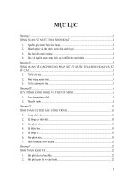 Đề tài phương pháp xử lý nước thải sinh hoạt và xử lý cặn