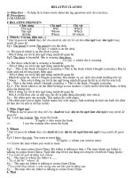 Relative clauses ....