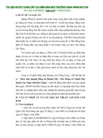 Dự án khai thác quặng đồng tại khuôn dẽo   đèo bừng xã thanh hải, huyện lục ngạn, tỉnh bắc giang