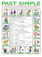 islcollective worksheets preintermediate a2 adults high school writing past simple tense actions grammar drills informat 200951275456ddbbeb0d9e69 04707578 