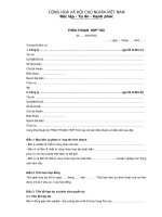 mẫu thỏa thuận hợp tác