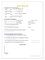 Grammar space 1 unit test 05 