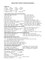 Bài tập unit 8 lớp 6 