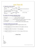 Grammar space 3 unit test 05 