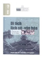 EBOOK 100 câu hỏi đáp về DI TÍCH LỊCH sử   văn hóa ở THÀNH PHỐ hồ CHÍ MINH   PHẠM hữu mý, NGUYỄN văn ĐƯỜNG 