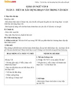 Giáo án Ngữ văn 8 bài: Xây dựng đoạn văn trong văn bản