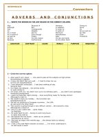 4184 connectors adverbs and conjunctions 