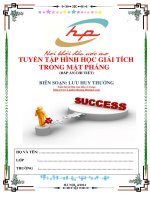 Hình học phẳng oxy từ cơ bản đến nâng cao