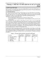 Bài giảng kỹ thuật xử lý nước thải   những vấn đề chung về xử lý nước thải 