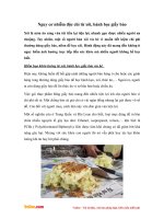 Nguy cơ nhiễm độc chì từ xôi, bánh bọc giấy báo