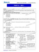 TOEIC PART 5  tiet 1