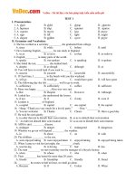 tuyen tap 5 bai test tieng anh lop 12 co dap an va giai thich