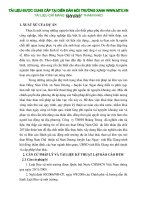 Đánh giá tác động môi trường dự án đầu tư khai thác mỏ than đông nam chũ, xã nam dương, huyện lục ngạn, bắc giang 