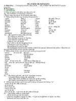 ing form or infinitive