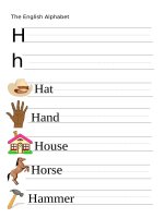 53878 the alphabet  letter h 