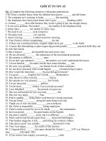 GIỚI từ IN   ON   AT