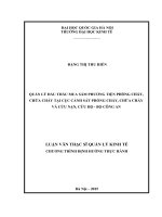 Quản lý đấu thầu mua sắm phương tiện phòng cháy, chữa cháy tại cục cảnh sát phòng cháy, chữa cháy và cứu nạn, cứu hộ   bộ công an 