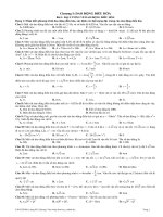 Bài tập trắc nghiệm dao động điều hòa