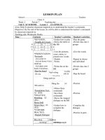 Giáo án Tiếng Anh 6 unit 2: At school