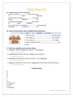 Grammar space 1 unit test 12 