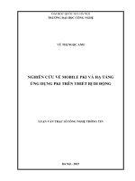 Nghiên cứu về mobile PKI và hạ tầng ứng dụng PKI trên thiết bị di động 