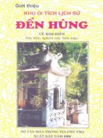 EBOOK GIỚI THIỆU KHU DI TÍCH LỊCH sử đền HÙNG   vũ KIM BIÊN 
