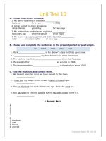 Grammar space 3 unit test 10 