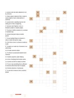 30914 crossword on bullying 