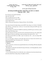 Ke hoach BDTX nam 2015   2016