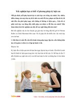 Trắc nghiệm bạn có biết về phương pháp kỷ luật con