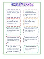 32891 giving advice  problem cards 