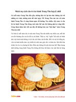 Mách mẹ cách cho trẻ ăn bánh Trung Thu hợp lý nhất