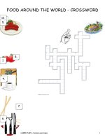 287 food around the world crossword 