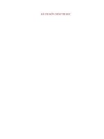 BÀI THI môn CHÍNH TRỊ học 